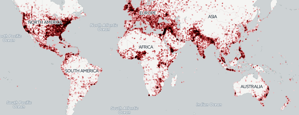 Making A Global Conflict Map Of 2015 The Gdelt Project