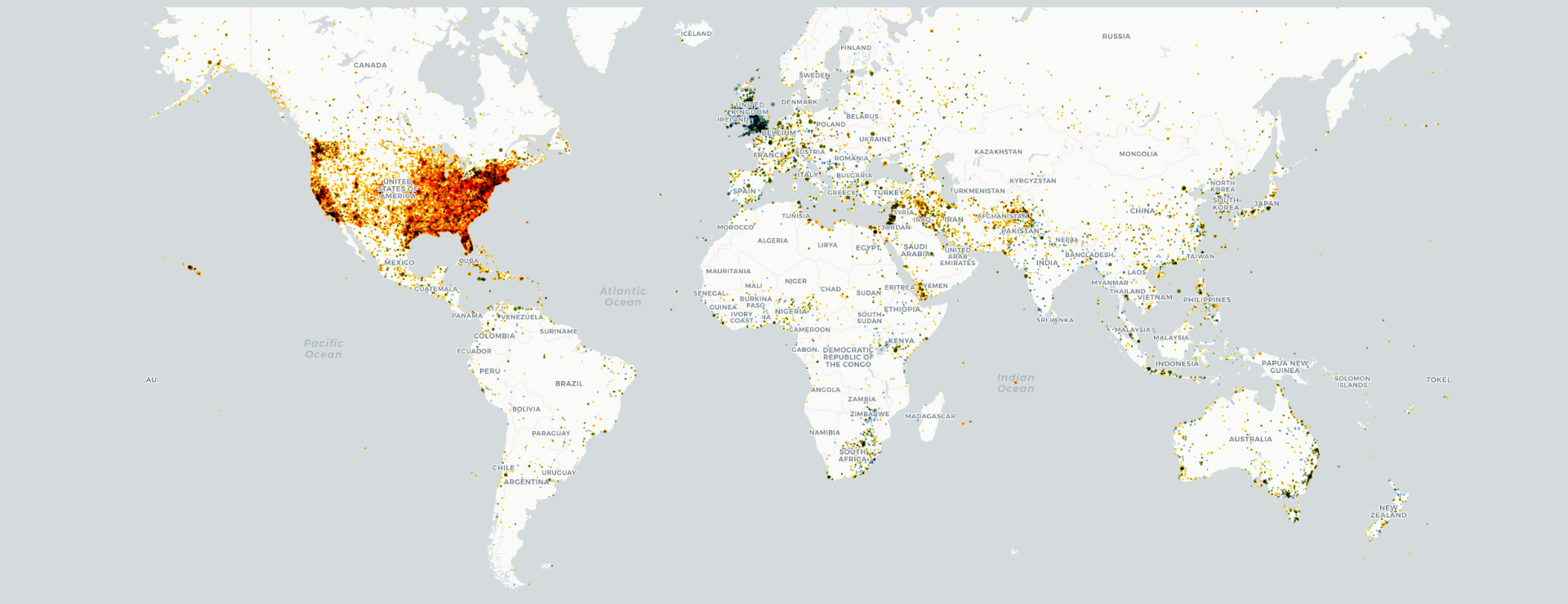 Visualizing the Geography of TV Stations