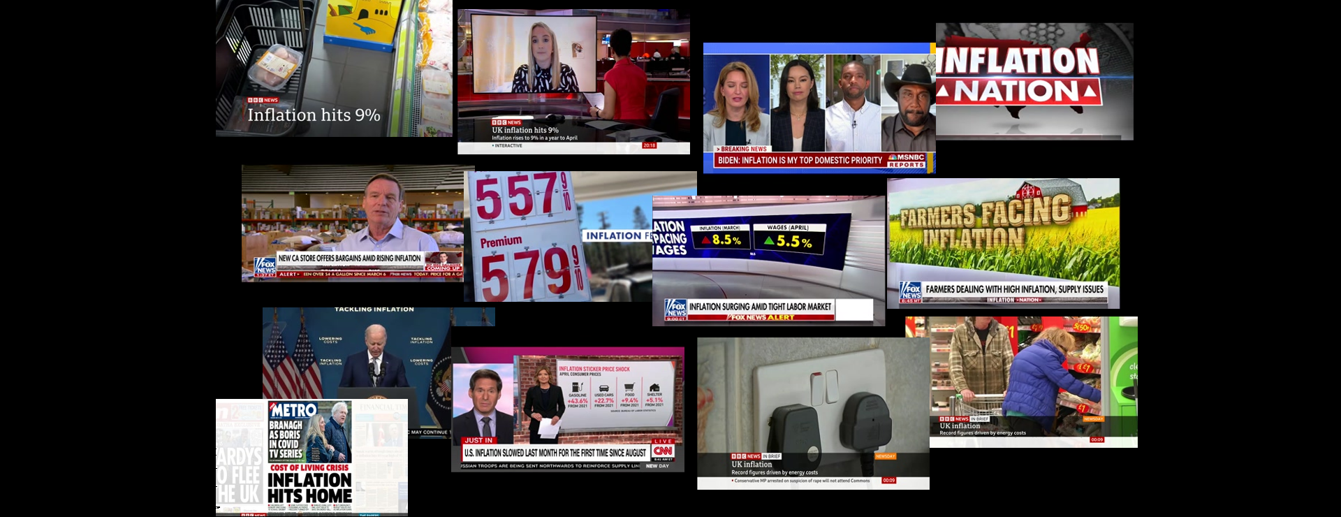 The Visual Portrayals Of Inflation On Television News