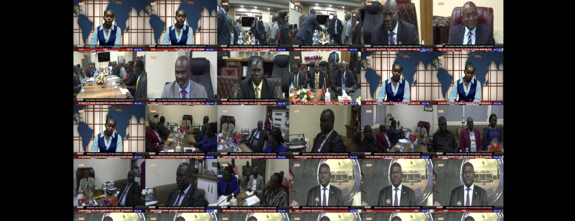 Visual Explorer: Transcribing A Sample South Sudan Broadcasting Corporation Program